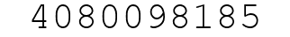 Number 4080098185.