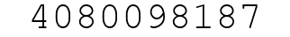 Number 4080098187.