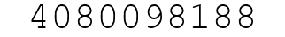 Number 4080098188.