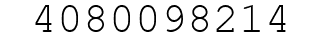 Number 4080098214.