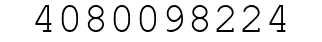 Number 4080098224.
