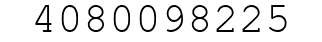 Number 4080098225.