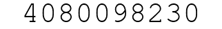 Number 4080098230.