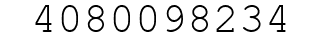Number 4080098234.