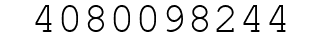 Number 4080098244.