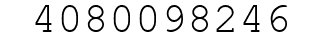 Number 4080098246.