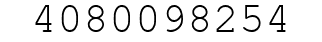 Number 4080098254.