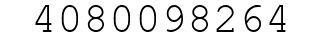 Number 4080098264.