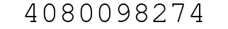 Number 4080098274.