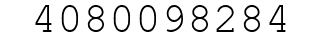 Number 4080098284.