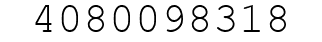 Number 4080098318.