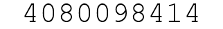 Number 4080098414.