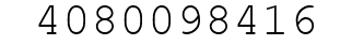 Number 4080098416.