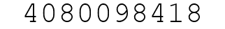 Number 4080098418.