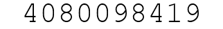 Number 4080098419.