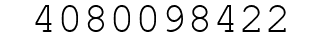 Number 4080098422.