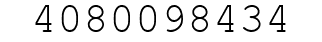 Number 4080098434.