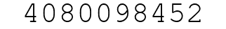 Number 4080098452.