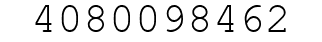 Number 4080098462.