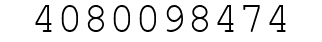 Number 4080098474.