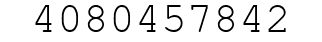 Number 4080457842.
