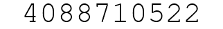 Number 4088710522.