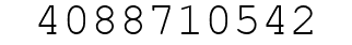 Number 4088710542.