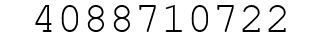 Number 4088710722.