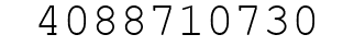 Number 4088710730.