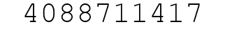 Number 4088711417.
