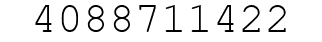 Number 4088711422.