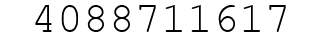 Number 4088711617.