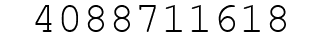 Number 4088711618.