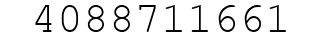 Number 4088711661.