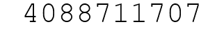 Number 4088711707.