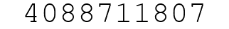 Number 4088711807.