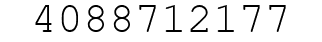Number 4088712177.