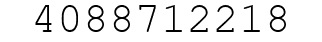 Number 4088712218.