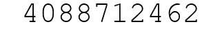 Number 4088712462.