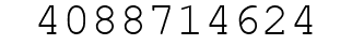 Number 4088714624.