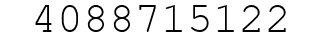 Number 4088715122.