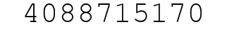 Number 4088715170.