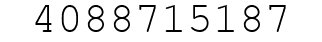 Number 4088715187.