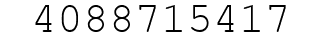Number 4088715417.