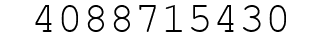 Number 4088715430.