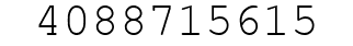 Number 4088715615.