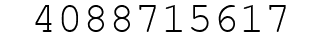 Number 4088715617.