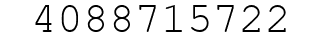 Number 4088715722.