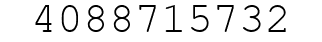 Number 4088715732.