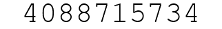Number 4088715734.